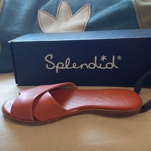 Splendid slide with cris cross strap